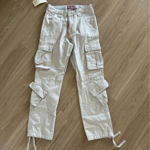 Men’s Cream Cargo Pants